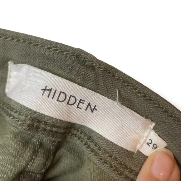 Hidden Jeans Olive Mid-Rise  Skinny Jeans Size 29 - Picture 11 of 13